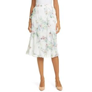 Ted Baker Lurissa Pergola Floral Ruffle Skirt